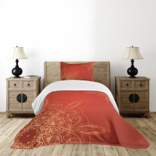 Radiant Romantic Design Bedspread Set