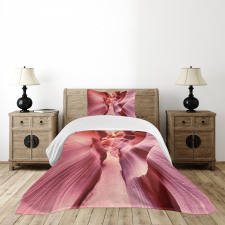 Famous Pink Antelope Canyon Bedspread Set