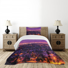 Night Panorama of Phoenix Bedspread Set