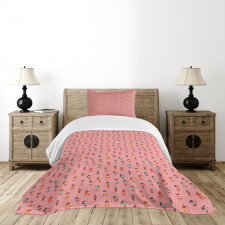 Ladies Dancing Ukulele Bedspread Set