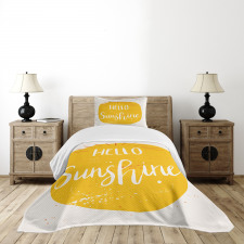 Words Summer Season Bedspread Set