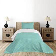 Pastel Mini Hearts Bedspread Set