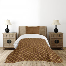 Kawung Simple Marquise Chain Bedspread Set