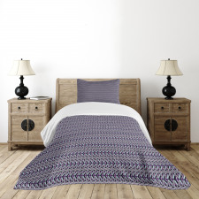 Ornament Chevrons Bedspread Set