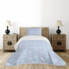 Sun Circles and Dots Bedspread Set