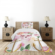 Anchor Roses Peony Art Bedspread Set