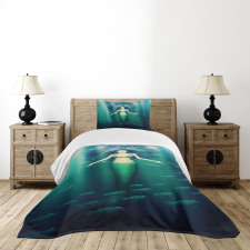 Underwater Life Bedspread Set