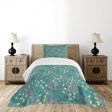 Ornate Nature Design Bedspread Set