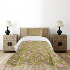 Japanese Art Style Bedspread Set