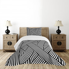 Modern Intertwined Lines Bedspread Set