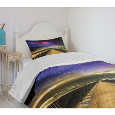 Galaxy Cosmos Bridge Bedspread Set