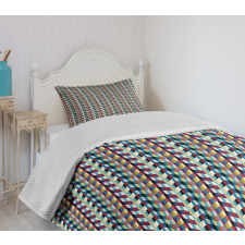 Abstract Geometric Bedspread Set