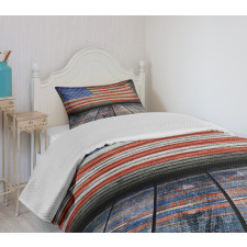 Patriotic National Flag Bedspread Set