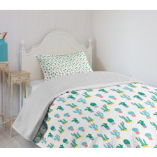 Prickle Plant in Pots Bedspread Set