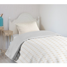 Pastel Simple Shapes Bedspread Set