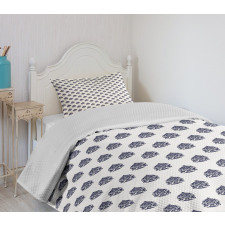 Monochrome Vintage Bedspread Set