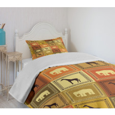 Animals Pattern Bedspread Set