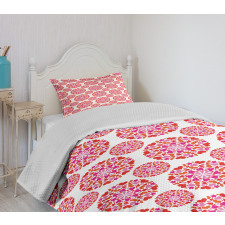 Hearts in Circles Bedspread Set