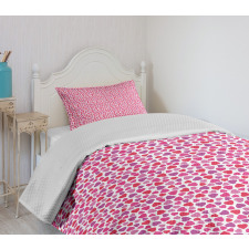 Simple Love Hearts Bedspread Set