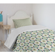 Soft Tones Classical Ornament Bedspread Set