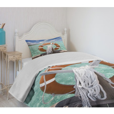 Summer Exotic Sea Bedspread Set