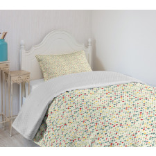 Funny Irregular Rounds Bedspread Set