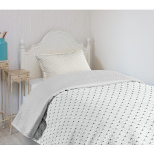 Modern Triangles Grid Bedspread Set