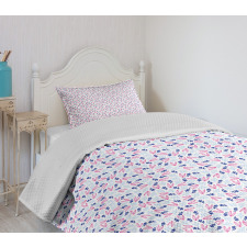 Creative Leaf and Petal Bedspread Set