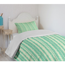 Soft Tone Tree Stems Pattern Bedspread Set