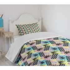 Quirky Vibrant Composition Bedspread Set