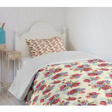 Shabby Garden Blossoms Bedspread Set