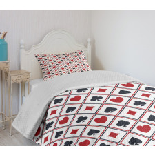 Holdem Gambler Modern Bedspread Set