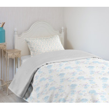 Royalty Aquatic Bird Stars Bedspread Set