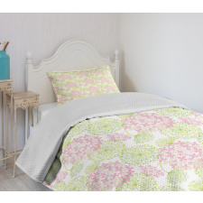 Dandelion Flower Pattern Bedspread Set