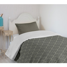 Funky Wavy Dotted Lines Bedspread Set