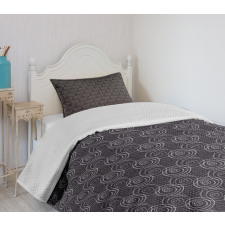 Modern Whirlpools Bedspread Set