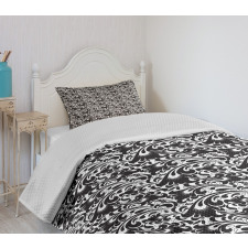 Swirls and Drops Bedspread Set