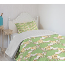 Little Baby Chickens Bedspread Set