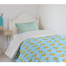 Toy Duck Pattern Bedspread Set