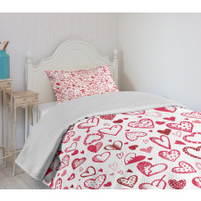Valentine Hearts Arrow Bedspread Set