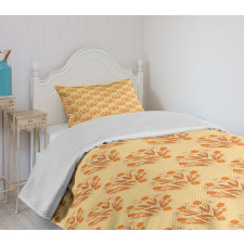 Nostalgic Tulip Flowers Art Bedspread Set