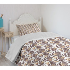 Oriental Ornate Grunge Bedspread Set