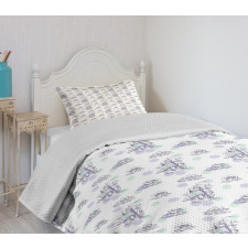 Vessels Watercolor Sketch Bedspread Set