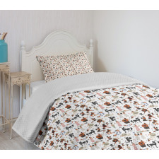 Zodiac Represented Bedspread Set