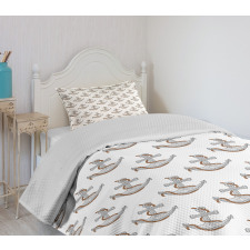 Anchor and Rope Bedspread Set