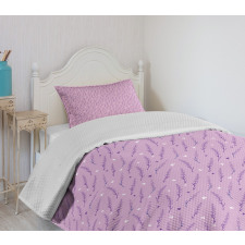 Lavender Butterflies Bedspread Set