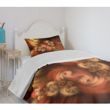 Fractal Spiral Bedspread Set