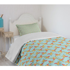 Dragon Flying Dinosaur Animals Bedspread Set