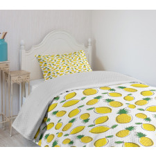 Fresh Fruits Summer Theme Bedspread Set