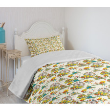 Funfair at Autumn Art Bedspread Set